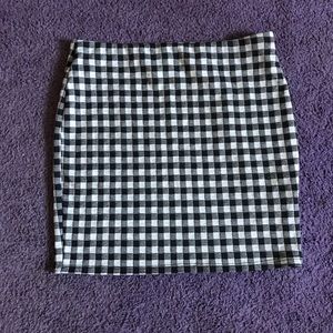 Forever 21 Mini Plaid Skirt